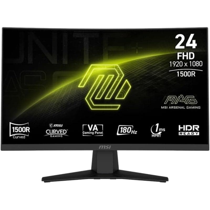 Monitor MSI MAG 244C 23.6" VA FullHD 180Hz FreeSync Curvo